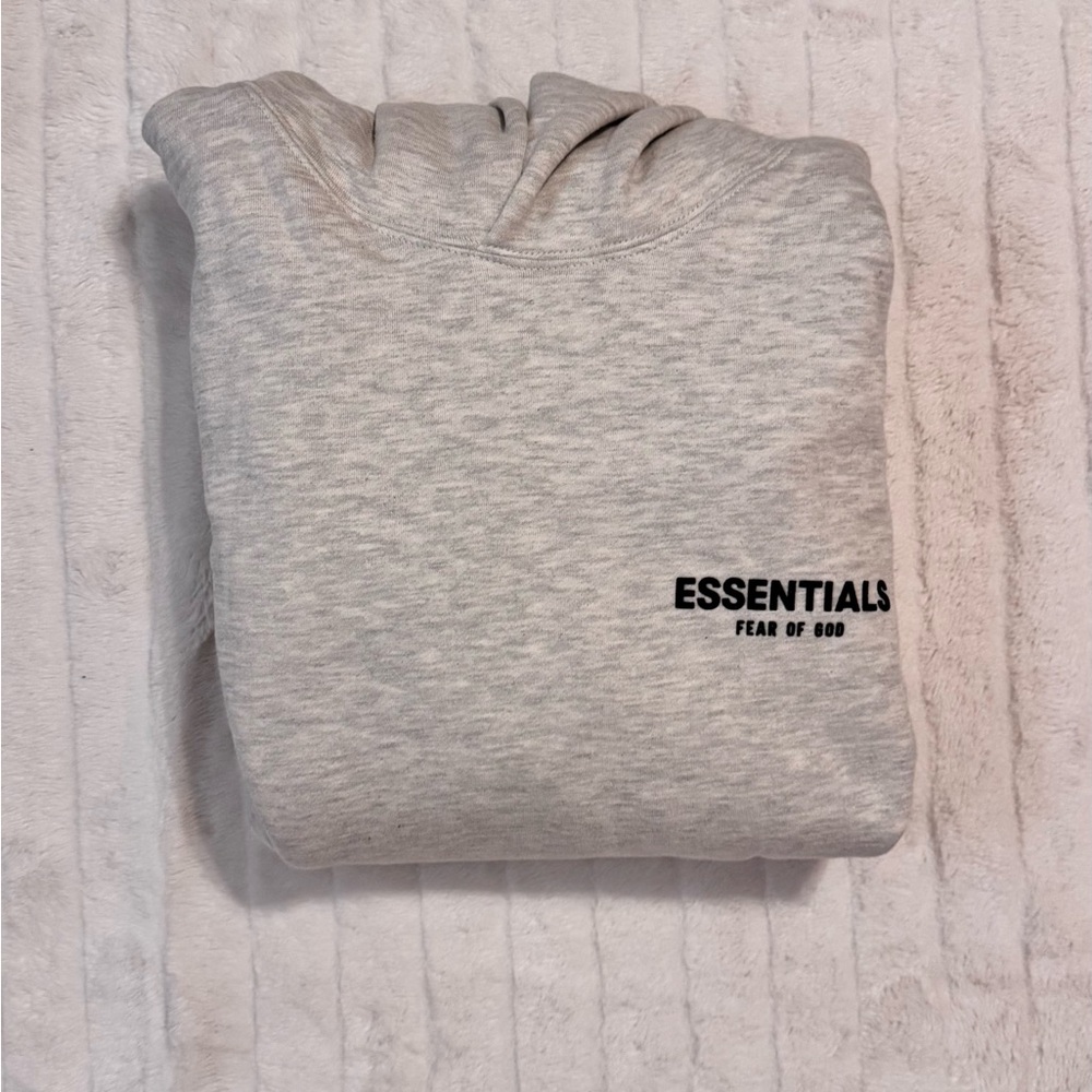 Fear of God Essentials Light Oatmeal Hoodie